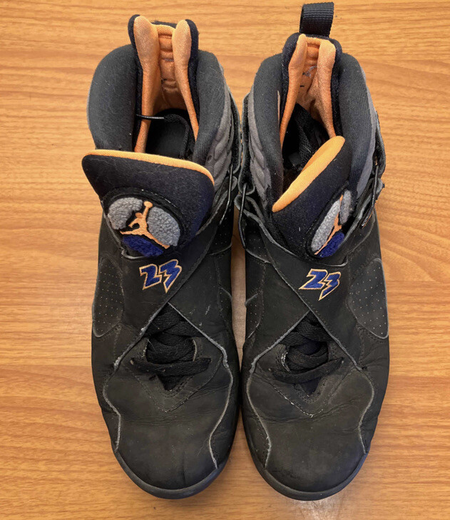 Nike Air Jordan 8 VIII Retro Phoenix Suns Black Size 10 Nike Air Jordan 8 VIII Retro Phoenix Suns Black Size 10