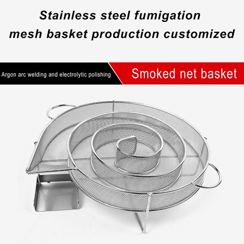 BBQ Cold Smoke Generator Wood Dust Hot Chip Smoking Box Stainless Steel Grill - Picture 4 of 10