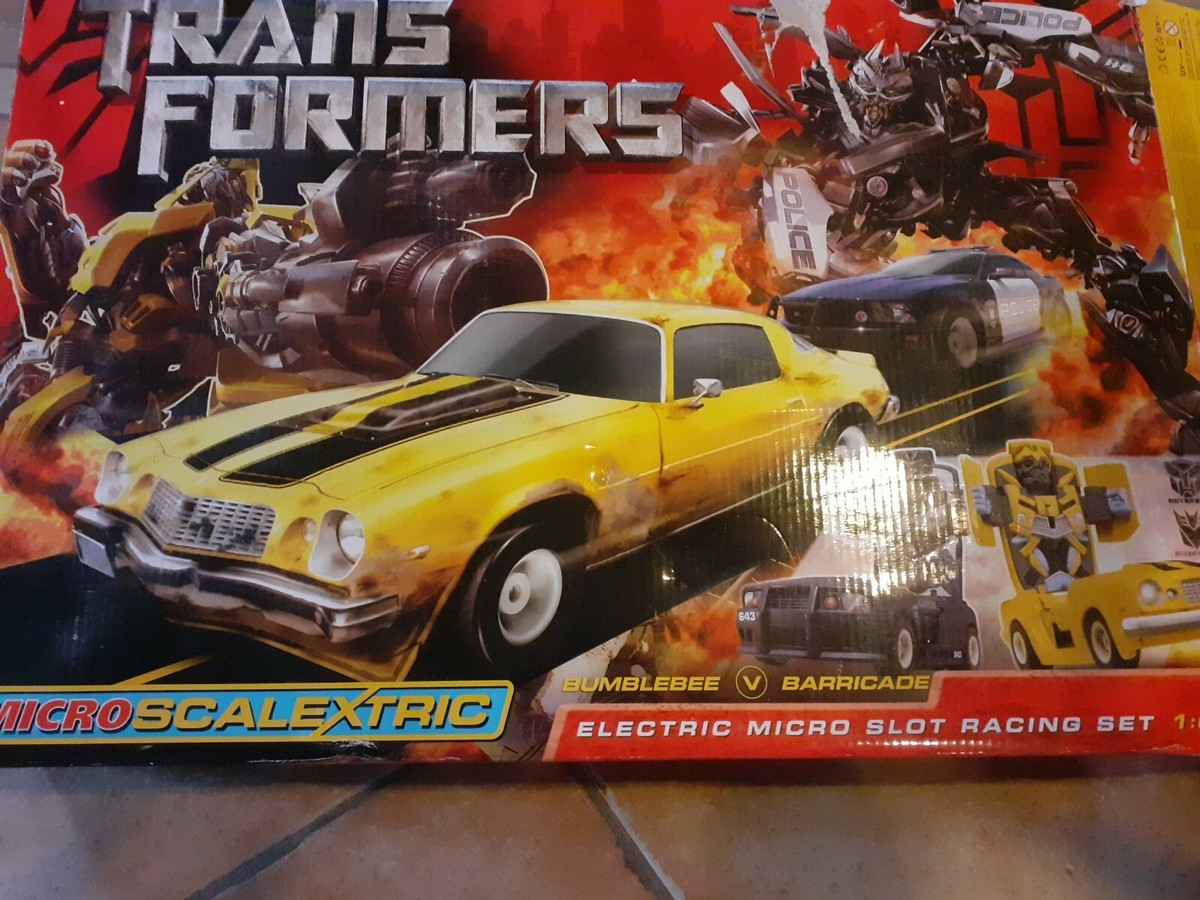 TRANSFORMERS ELECTRIC MICRO SLOT RACING SET 1:64 pista macchinine