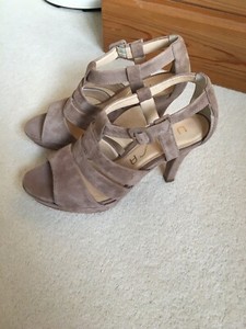 taupe gladiator sandals