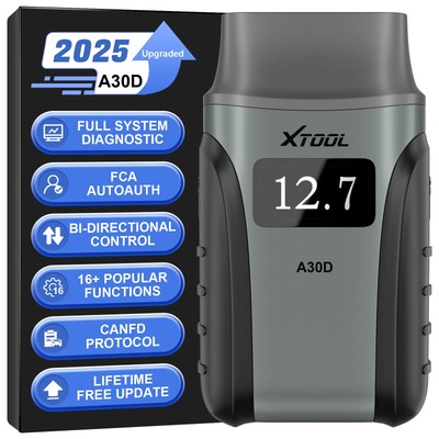 XTOOL A30D 2.0 Auslesegerät Profi OBD2 Diagnosegerät KFZ BT Scanner Alle Systeme