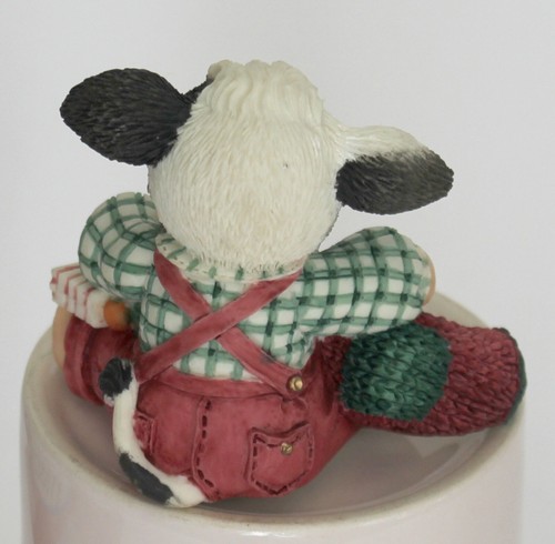 Enesco MARY's MOO MOOs Figurine 142913 Herd You Were A Very Calf 1995 VNTG w/Box - Imagen 6 de 10