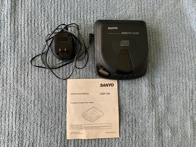Sanyo CDP 150 Personal Portable CD Player BassXpander TESTED