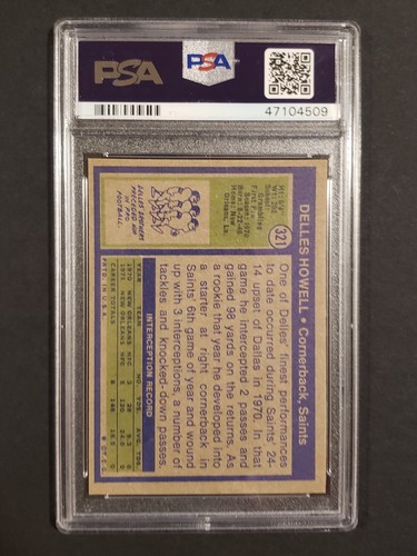 Topps Football 1972 MOLTE CARTE CLASSIFICATE PSA in vendita - Foto 88 di 134