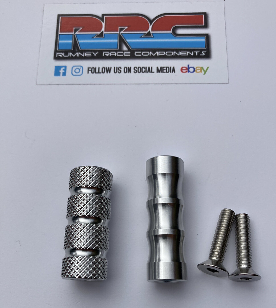 Motorcycle Toe Pegs for Racing Rearsets.Knurled Alloysuits SES,Promach