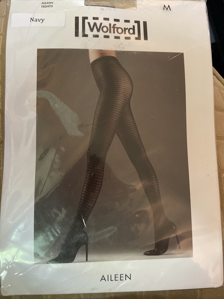 Wolford Aileen Women's Tights in Navy 17309 Size Medium New | eBay