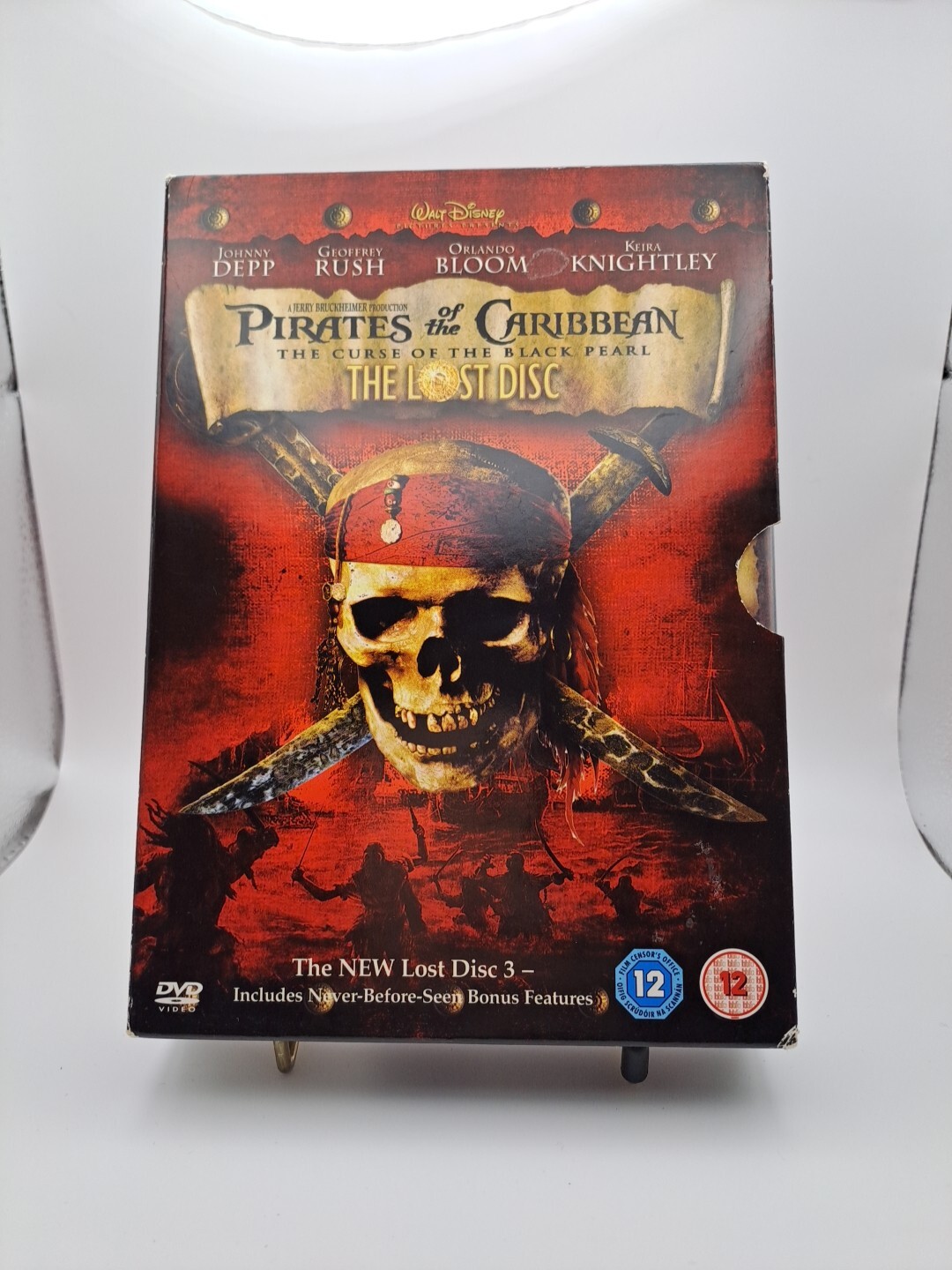 Pirates Of The Caribbean - The Curse Of The Black Pearl (DVD, 2005) The Lost Dis