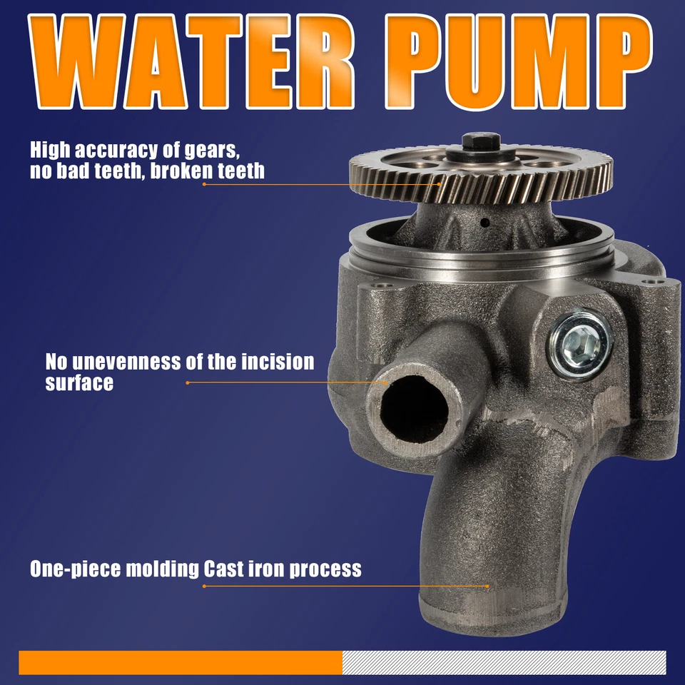 Motor Detroit Diesel Serie 60 12,7 Lts. Bomba de agua Freightliner Argosy Foto 4 de 4