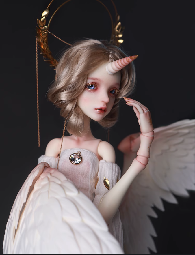 1/4 BJD Dolls Elf Girl Wing Nicola Eyes + Face make up Resin