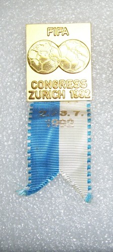 FIFA Congress 1992 Zurich pin badge | eBay