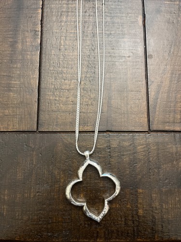 Brighton Bilbao Convertible Quad Silver Plated Swarovski Cyrstal Necklace - Picture 2 of 5