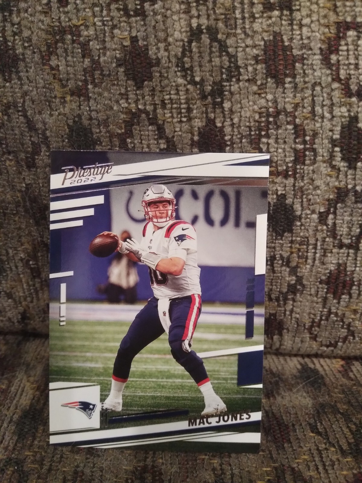  2022 Panini Prestige...Base Card...Mac Jones #198...New England Patriots