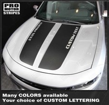 Dodge Charger 2015-2023 Hood Accent Decals Stripes Choose Color