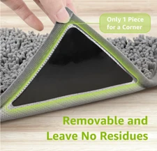 Rabenda 12 Pcs Grippers for Rugs, Non Slip Rug Pads for Hardwood Floors - NEW