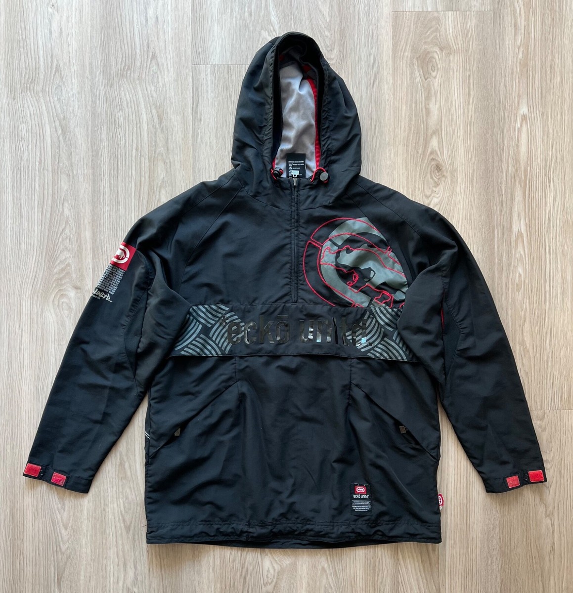 Vintage Ecko Unltd Black Anorak Jacket | eBay