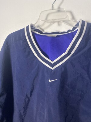 ジャケット・アウター 90s NIKE V-Neck Nylon Pullover size XXL Vintage Nike 90's V-Neck Nylon Windbreaker Pullover Jacket Swoosh