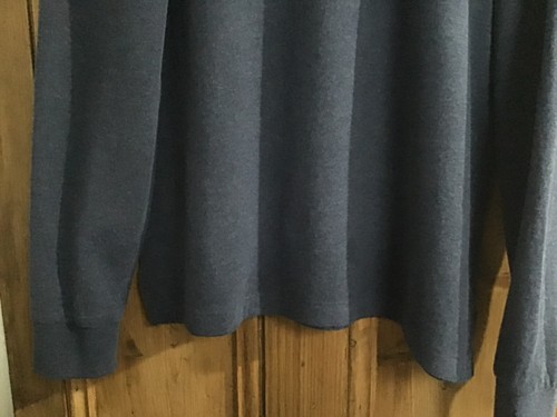Herren Poloshirt Ralph Lauren Blau Jersey Langarm Regular Fit Größe M - Bild 5 von 6