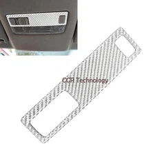 Real Carbon Fiber Silver Reading Light Panel Trim Fits 99-06 Golf 4 GTI MK4 #A