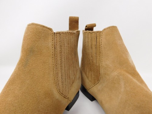 Jack Rogers Womens Boots Pippa Ankle Booties Oak/Tan Brown Suede Chelsea Size 8M - Picture 4 of 11