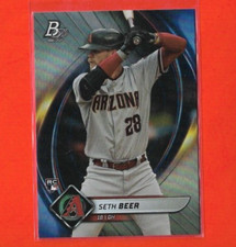 2022 Bowman Platinum Baseball, Base Rookie Card #21 SETH BEER  RC   Diamondbacks