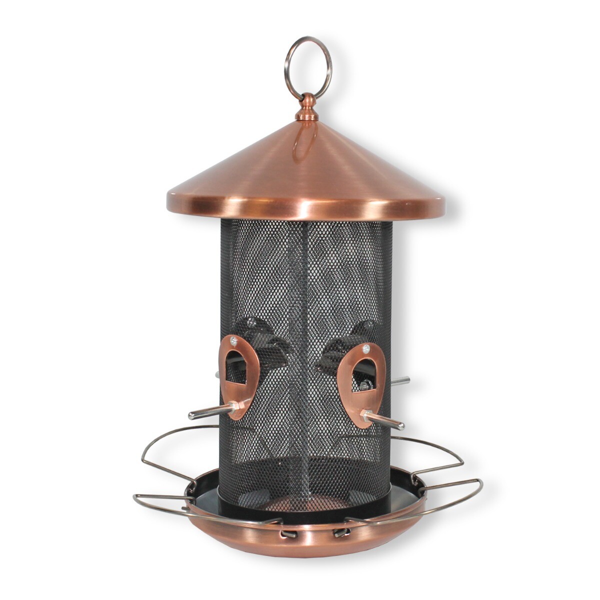 Dispensador de alimento para pájaros colgante XL columna de alimento para pájaros gourmet casa de alimento para pájaros colgante