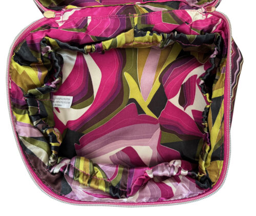 MISSONI x Target Train Case Makeup Tote Passione Viola Stampa Chevron Zip-Around - Foto 10 di 12