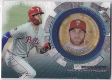 BRYCE HARPER 2020 Topps Baseball Card COIN INSERT #TBC-BH Philadelphia Phillies!