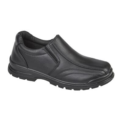 Jungen Schulschuhe einfache Slipper Doppelzwickel Halbschuh Jugend formelle Uniform Mokassins