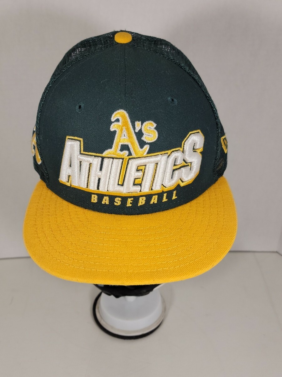 NEW ERA - 【NEW ERA】OAKLAND ATHLETICS MESH BACK Athletics Black Mesh 59FIFTY A-Frame Fitted Hat – New Era Cap