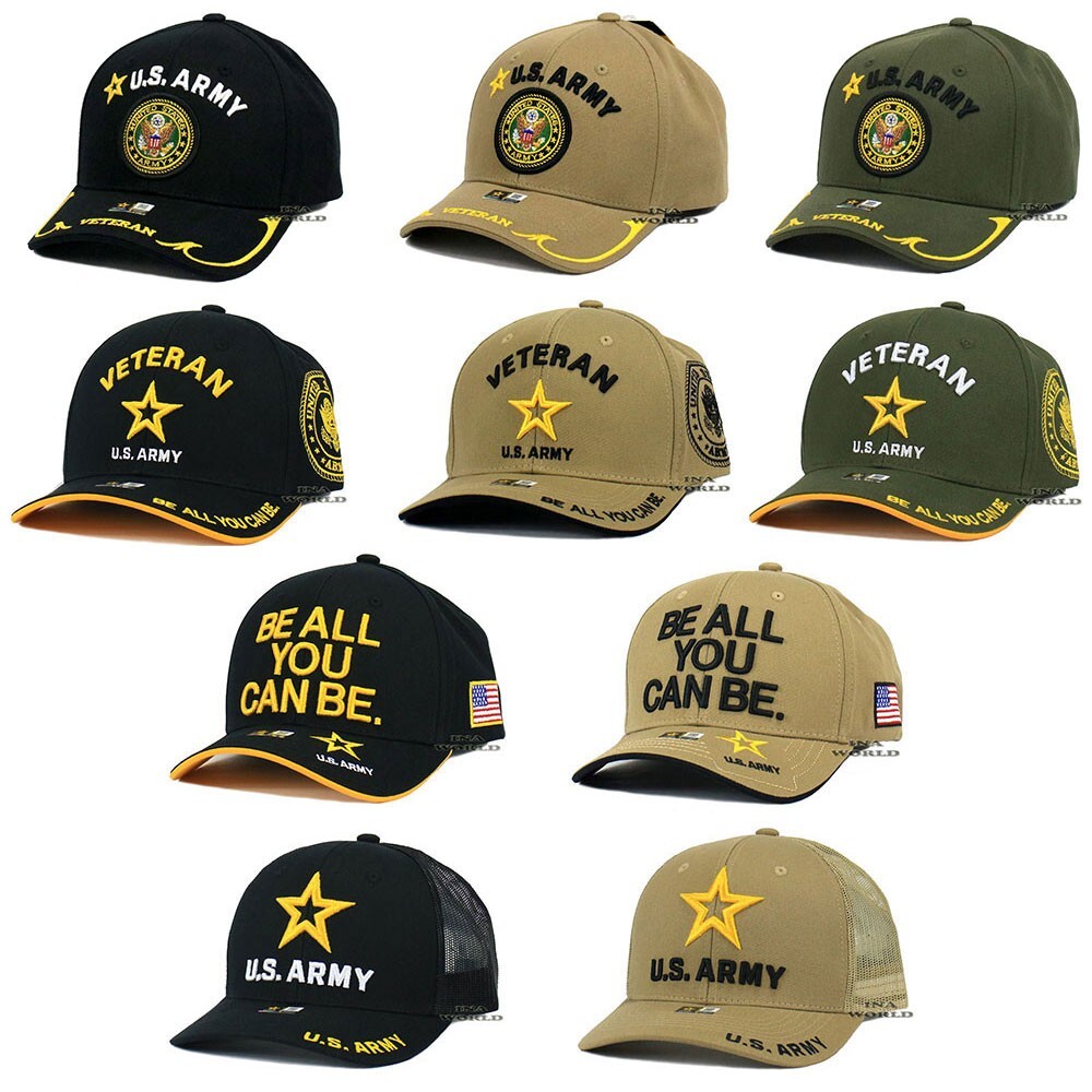 U.S. ARMY VETERAN Hat ARMY STRONG Military Officially