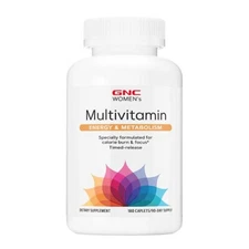 GNC Women's Multivitamin Energy & Metabolism(180 Caplets) - Free Shipping