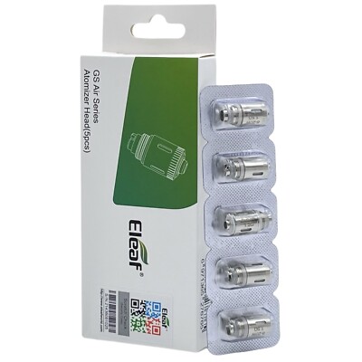 Eleaf GS Air Coils / Arc / CS Micro / Slider / Atomizer 1.5 (5 Pk) Authentic! | eBay UK Eleaf GS Air Coils / Arc / CS Micro / Slider / Atomizer 1.5 (5 Pk) Authentic! | eBay UK
