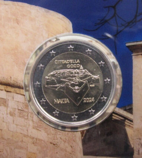2 euro Malta 2024 Cittadella Gozo in original Coincard