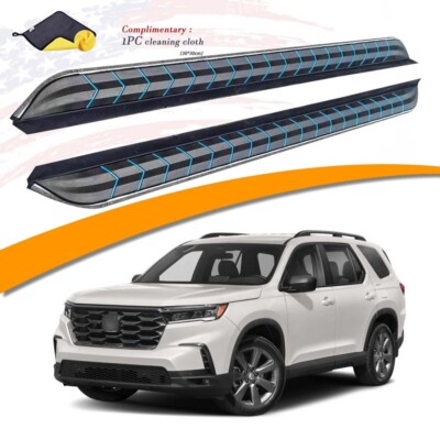 Fits for Honda Pilot 2023 2024 Running Board Side Step Pedal Nerf Bar 2Pcs Fixed
