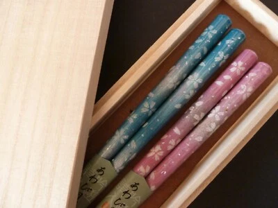 Essstäbchen,Hergestellt in Japan,RADEN,TraditionelleTechniken,Abalone-Shell - Bild 1 von 4