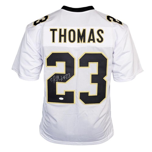 Pierre Thomas Signed New Orleans White Football Jersey (JSA) - Picture 1 of 2