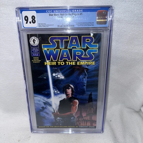Star Wars Heir to the Empire 1 CGC 9.8 1st Admiral Thrawn Mara Jade Dark Horse