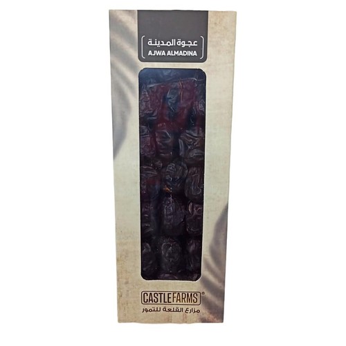 Castle Farms AJWA ALMADINA Datteln, 400g - Premium Saudi Arabische Datteln Ultra-Süß - Bild 1 von 3