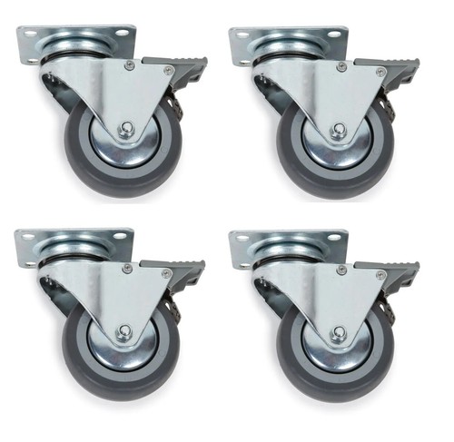 Heavy Duty Replacement Wheels Heavy Duty Casters for Dog Cat Animal Kennel Cages - Picture 10 of 13