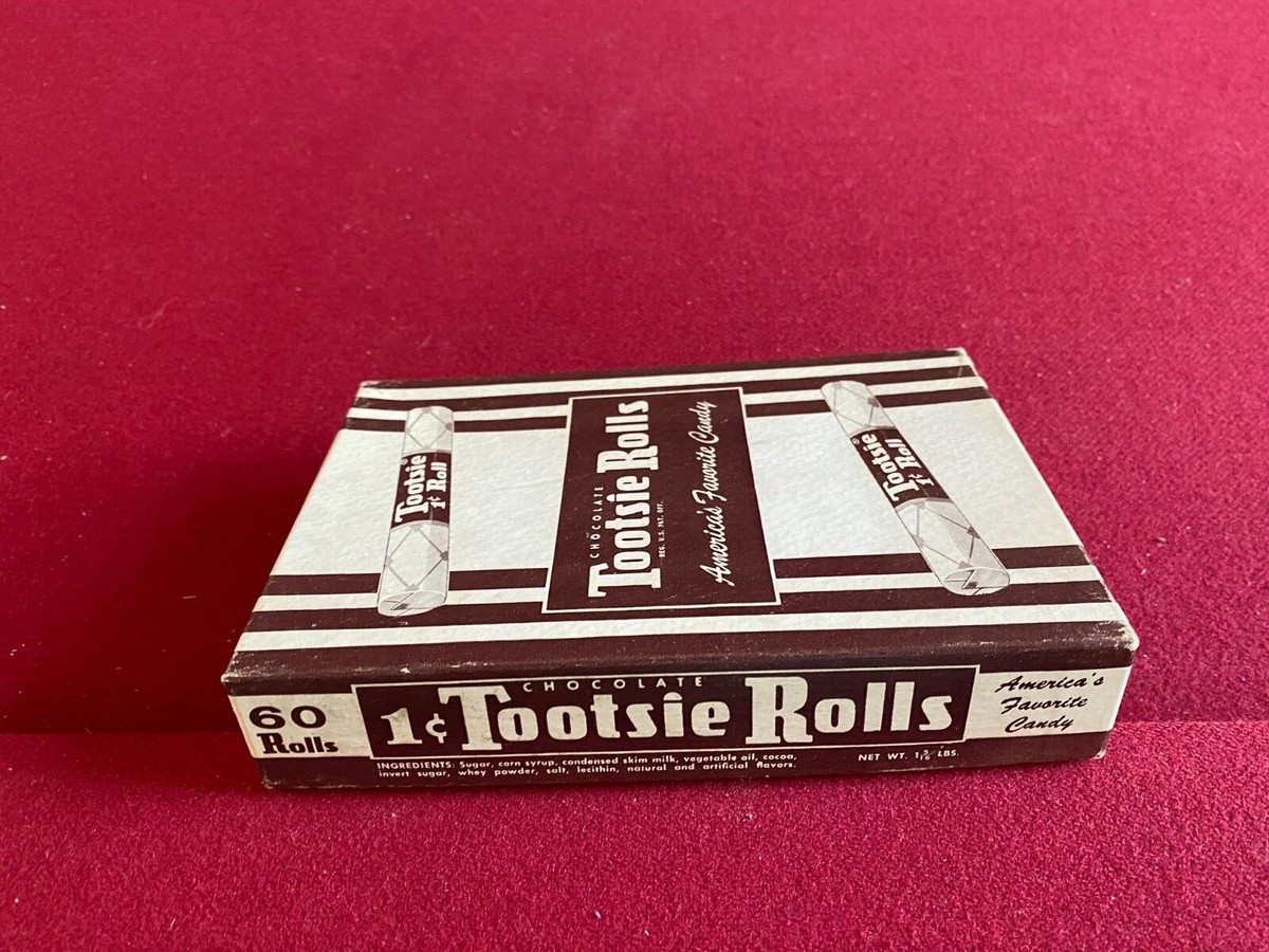 1950's, Tootsie Rolls, Original Display Box (Scarce / Vintage) | eBay
