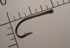 MUSTAD & SON no.5 O'SHAUGHNESSY Superior FLY TYING HOOKS Bronzed Ringed 23407 B