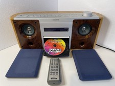 Vintage Sony ZS-2000 Personal Audio System Radio Vertical CD Player + remote