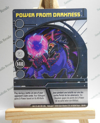 Bakugan Card - Power From Darkness - Blue Ability Card - BA170 - 38/48 - 2008