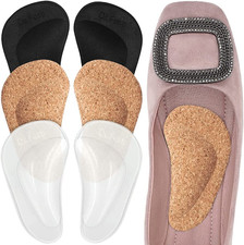Dr. Foot'S Arch Support Shoe Insoles for Flat Feet, Gel Arch Inserts for Plantar