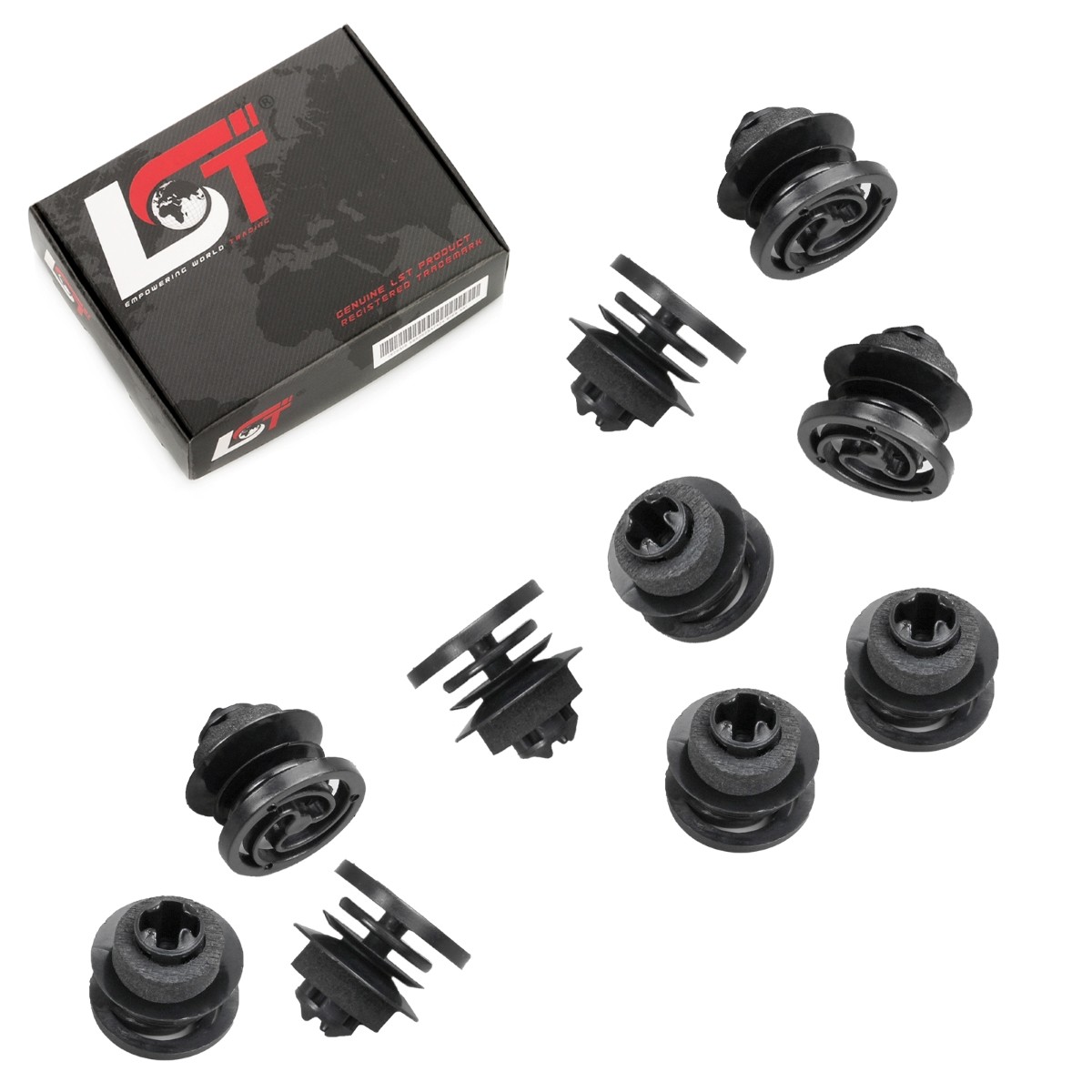 10X Door Trim Fastening Holder Clips For VW GOLF IV 4 PASSAT BORA 1J
