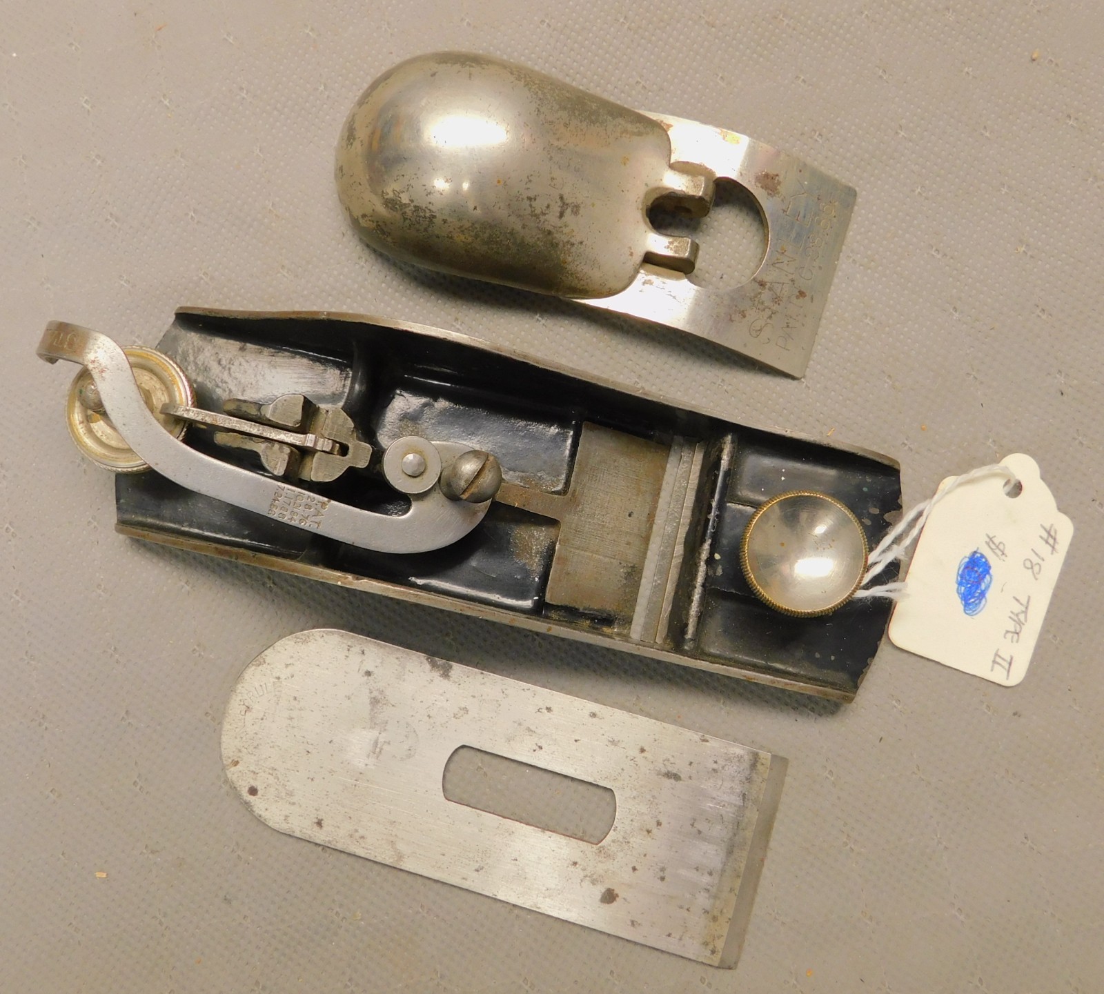 Stanley Rule & Level Co. No. 18 Block Plane c. 1890s Type 2   Antique Tool