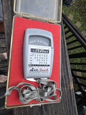 Vintage Skan Quick Light Exposure Meter With Original Box  Literature