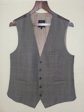 Men's Taylor  Wright Waistcoat - Medium - Checkered Pattern
