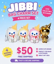 Jack In The Box Jibbi Bag Charm Sweet Series Complete Set Of 4