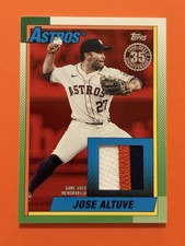 JOSE ALTUVE (2/5) (1:25,452 Packs) (1990 JERSEY PATCH RELIC) 2025 Topps Update